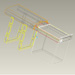 Waste bin with a slider